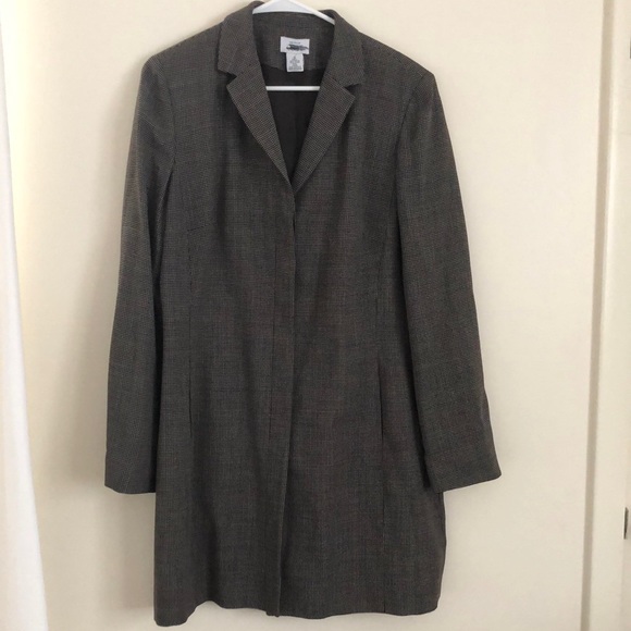 Deep brown Ann Taylor Blazer, Elegant ,Virgin Wool Blend - Picture 4 of 15